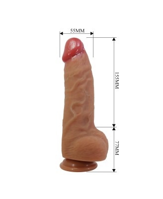 Pretty Love Najm 9.1" - Delikatne Silikonowe Realistyczne Dildo - 23cm