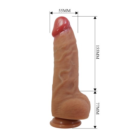 Pretty Love Najm 9.1" - Delikatne Silikonowe Realistyczne Dildo - 23cm