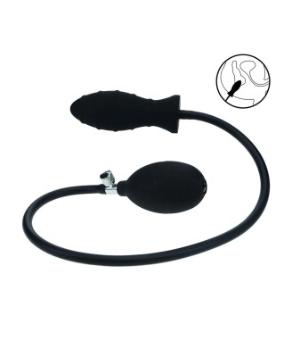 Nadmuchiwany Korek Analny - do 15cm - Czarny