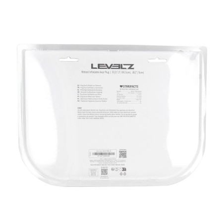 Nadmuchiwany Korek Analny - do 15cm - Czarny