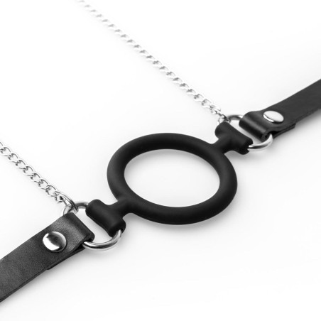Bedroom Fantasies - Knebel Obręcz z Klamrami na Sutki