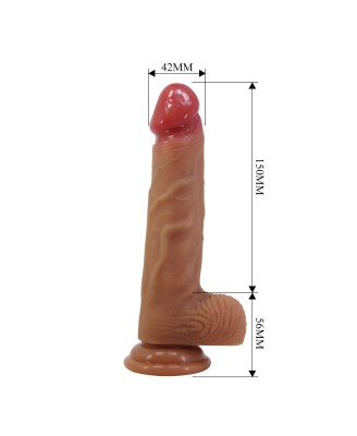 Pretty Love Lisle 8.1" Super Soft Liquid Silicone Dildo