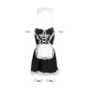 French Maid Costume - S/M - Przebranie Francuskiej Pokojówki - Czarne
