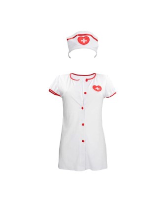 Nurse Costume - S/M - Kostium Pielęgniarki - Biały