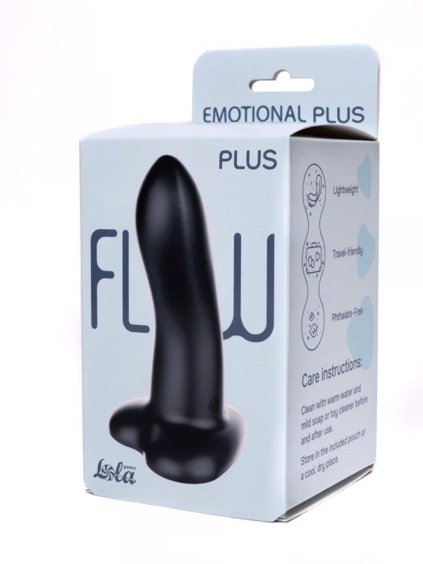 Flow Emotional Dildo – Dildo z Płynnego Silikonu – Czarny