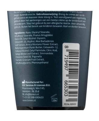 Boners - Erection Cream - Krem na Silniejszą Erekcje - 100 ml