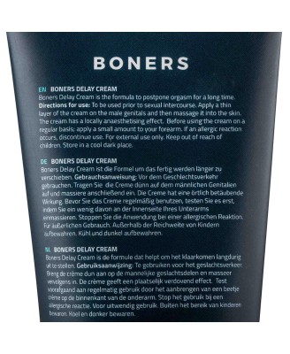 Boners - Delay Cream - Krem Opóźniający Orgazm - 100 ml