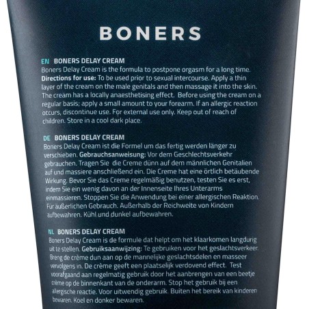 Boners - Delay Cream - Krem Opóźniający Orgazm - 100 ml
