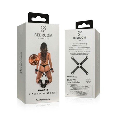 Bedroom Fantasies - Hog Tie - Krzyżak do Krępowania - Czarny