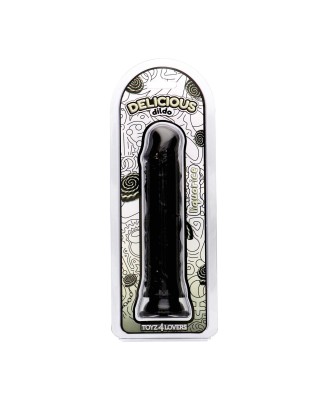 Delicious Dildo - Tom Liquorice - Aromatyzowane Dildo o Zapachu Lukrecji - 20cm