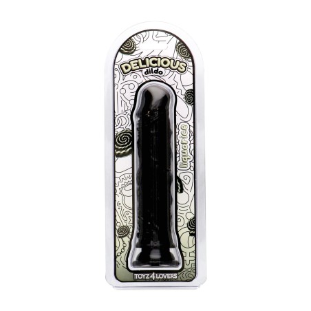 Delicious Dildo - Tom Liquorice - Aromatyzowane Dildo o Zapachu Lukrecji - 20cm
