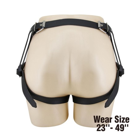 Pretty Love Caldric III - Uniwersalna Uprząż Strapon - Czarno-Niebieski