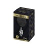Metal Anal Fluffy Twist Plug S black