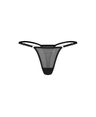 Obsessive Violami Sexy - Stringi Czarne - L/XL