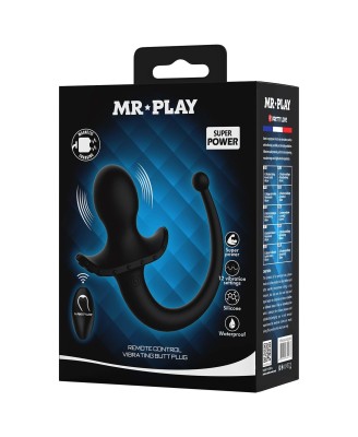 Mr. Play - Wibrujący Korek Analny na pilota - Atrapa Ogona