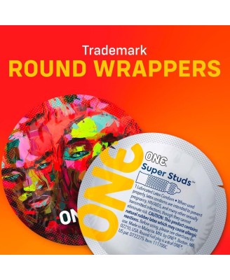 ONE Super Studs - Prezerwatywy z Wypustkami - 12 szt
