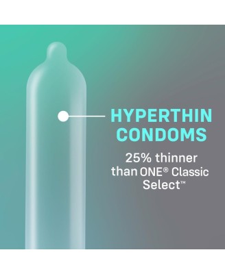 ONE Vanish Hyperthin - Ultracienkie Prezerwatywy - 12 szt