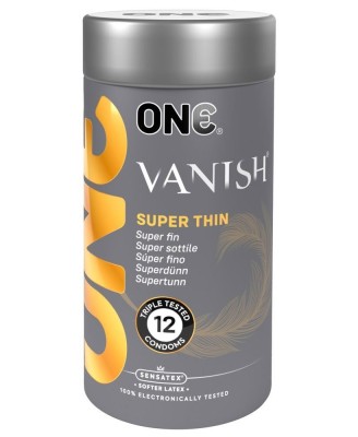 ONE Vanish Hyperthin - Ultracienkie Prezerwatywy - 12 szt