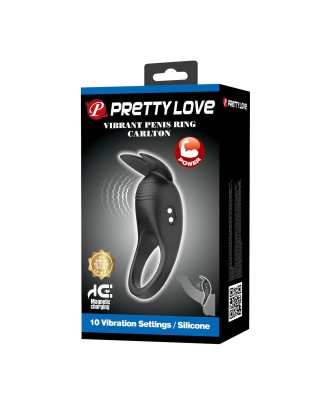 Pretty Love Carlton - Wibrujący Pierścień Erekcyjny