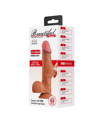 Baile Beautiful Encounter RealDeal Dildo - Realistyczne Dildo Cieliste - 22 cm