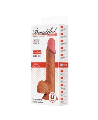 Baile Beautiful Encounter RealDeal Dildo - Realistyczne Cieliste Dildo - 20 cm