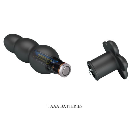 Pretty Love Jadier - Wibrujący Korek Analny - Czarny