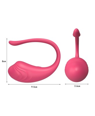 Little Tadpole Egg - Jajeczko Stymulujące - Zdalnie Sterowane - Fiolet