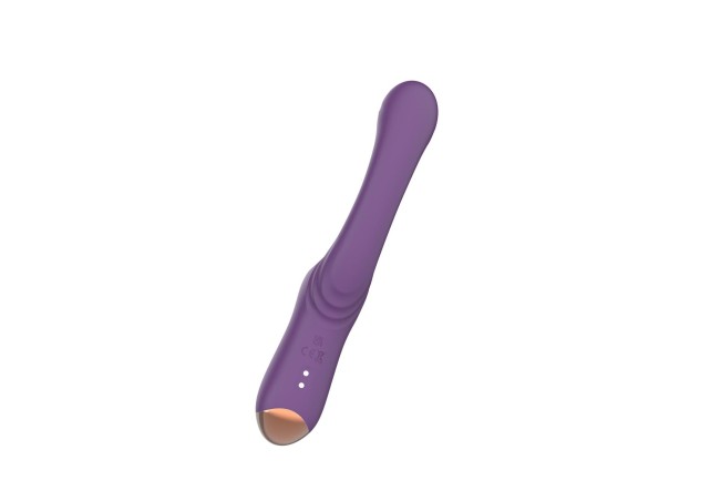 Suking G Spot Vibrator - Wibrator punktu G z funkcją ssania - Fiolet