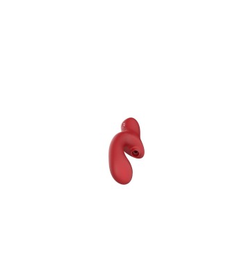 Suking G Spot Vibrator - Wibrator punktu G z funkcją ssania - Czerwony