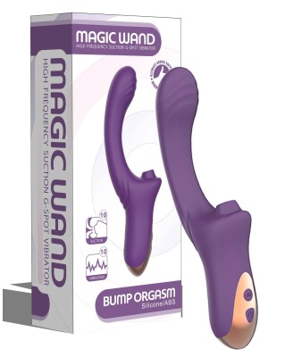 Suking G Spot Vibrator - Wibrator punktu G z funkcją ssania - Czerwony