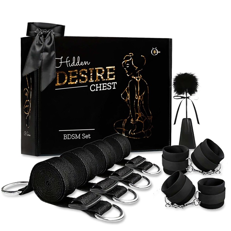 Fetish B-Series Bed Restraint Set 2.0 - Zestaw BDSM - Pasy do Łóżka