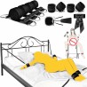 Fetish B-Series Bed Restraint Set 2.0 - Zestaw BDSM - Pasy do Łóżka