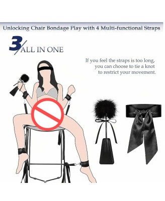 Fetish B-Series Bed Restraint Set 2.0 - Zestaw BDSM - Pasy do Łóżka