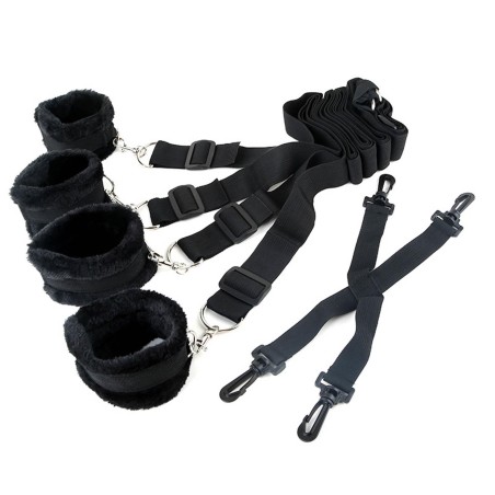 Fetish B-Series Bed Restraint Set 1.0 - Zestaw BDSM - 4 elementy