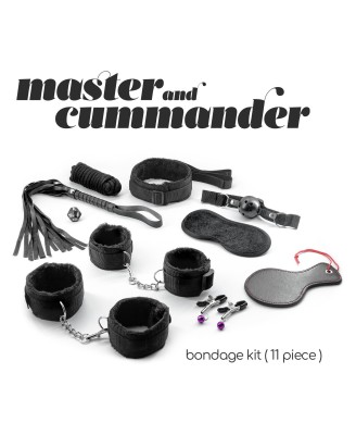 CRUSHIOUS MASTER & CUMMANDER - Zestaw BDSM - 11 elementów