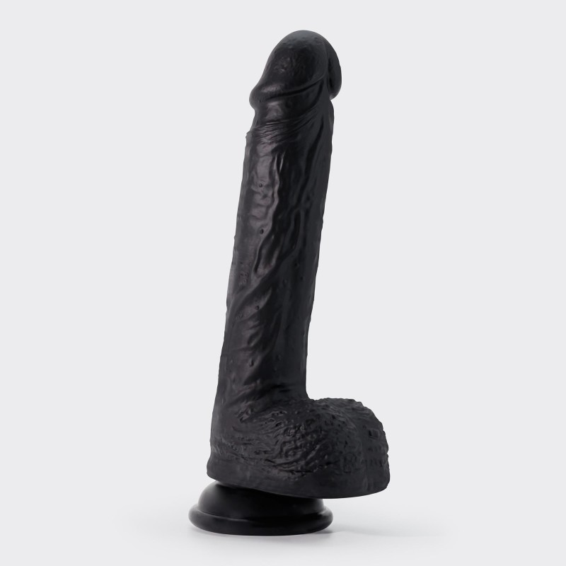 CRUSHIOUS INVIKTUS - Silikonowe Dildo - Czarne - 22cm