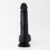 CRUSHIOUS INVIKTUS - Silikonowe Dildo - Czarne - 22cm