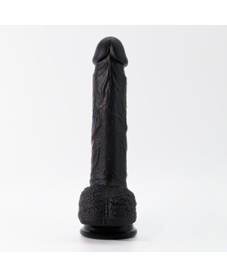 CRUSHIOUS INVIKTUS - Silikonowe Dildo - Czarne - 22cm