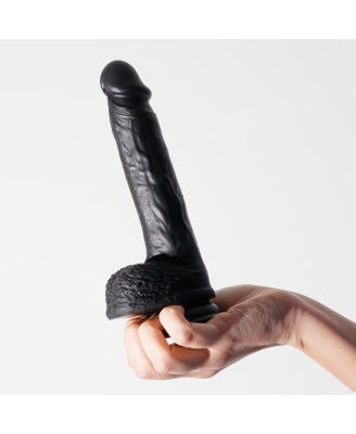 CRUSHIOUS INVIKTUS - Silikonowe Dildo - Czarne - 22cm