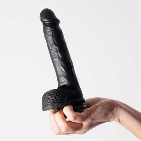 CRUSHIOUS INVIKTUS - Silikonowe Dildo - Czarne - 22cm