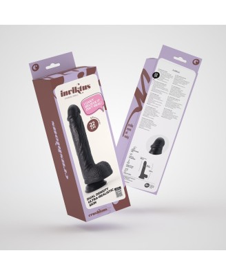 CRUSHIOUS INVIKTUS - Silikonowe Dildo - Czarne - 22cm