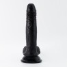 CRUSHIOUS INVIKTUS - Silikonowe Dildo - Czarne - 19cm