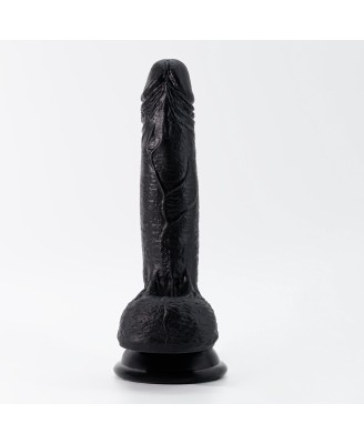 CRUSHIOUS INVIKTUS - Silikonowe Dildo - Czarne - 19cm