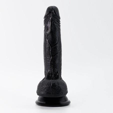 CRUSHIOUS INVIKTUS - Silikonowe Dildo - Czarne - 19cm