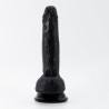 CRUSHIOUS INVIKTUS - Silikonowe Dildo - Czarne - 19cm