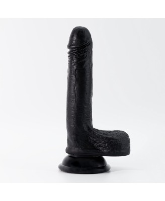 CRUSHIOUS INVIKTUS - Silikonowe Dildo - Czarne - 19cm