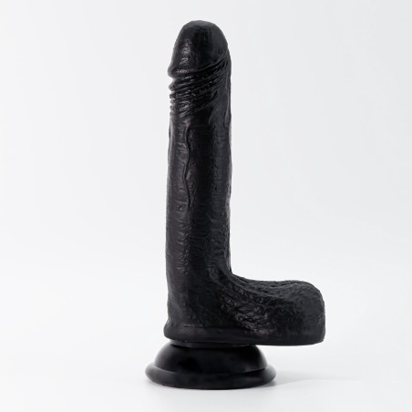 CRUSHIOUS INVIKTUS - Silikonowe Dildo - Czarne - 19cm