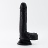 CRUSHIOUS INVIKTUS - Silikonowe Dildo - Czarne - 19cm