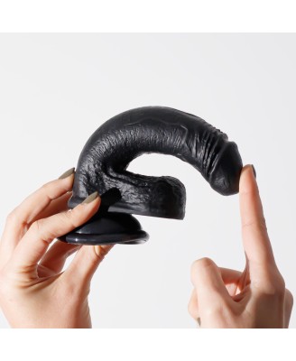 CRUSHIOUS INVIKTUS - Silikonowe Dildo - Czarne - 19cm