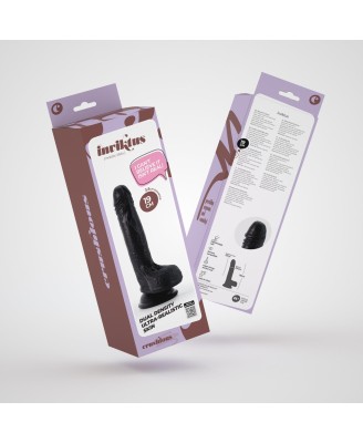 CRUSHIOUS INVIKTUS - Silikonowe Dildo - Czarne - 19cm